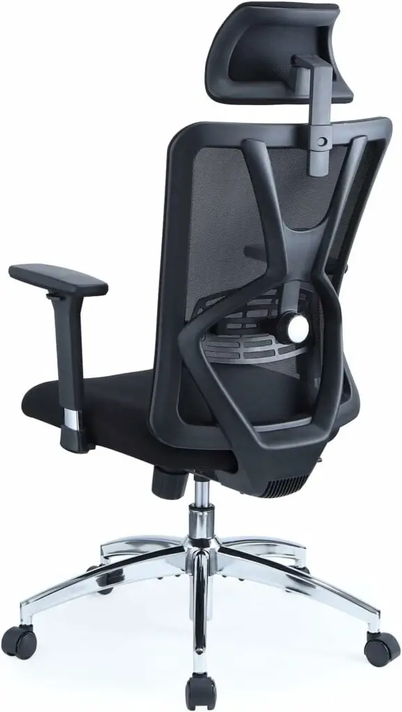 Ticova Ergonomic Office Chair - High Back Desk Chair with Adjustable Lumbar Support 3D Metal Armrest - 130°Reclining Rocking Mesh Computer Chair with Thick Seat Cushion Rotatable Headrest Ticova Ergonomic Office Chair - High Back Desk Chair with Adjustable Lumbar Support 3D Metal Armrest - 130°Reclining Rocking Mesh Computer Chair with Thick Seat Cushion Rotatable Headrest